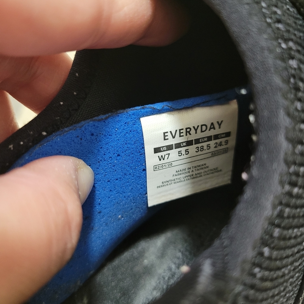 Vessi Black and White Women's Sneakers - Picture 9 of 10